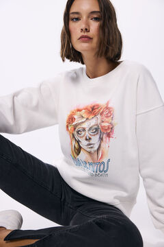Springfield Sudadera "Día de muertos" estampado
