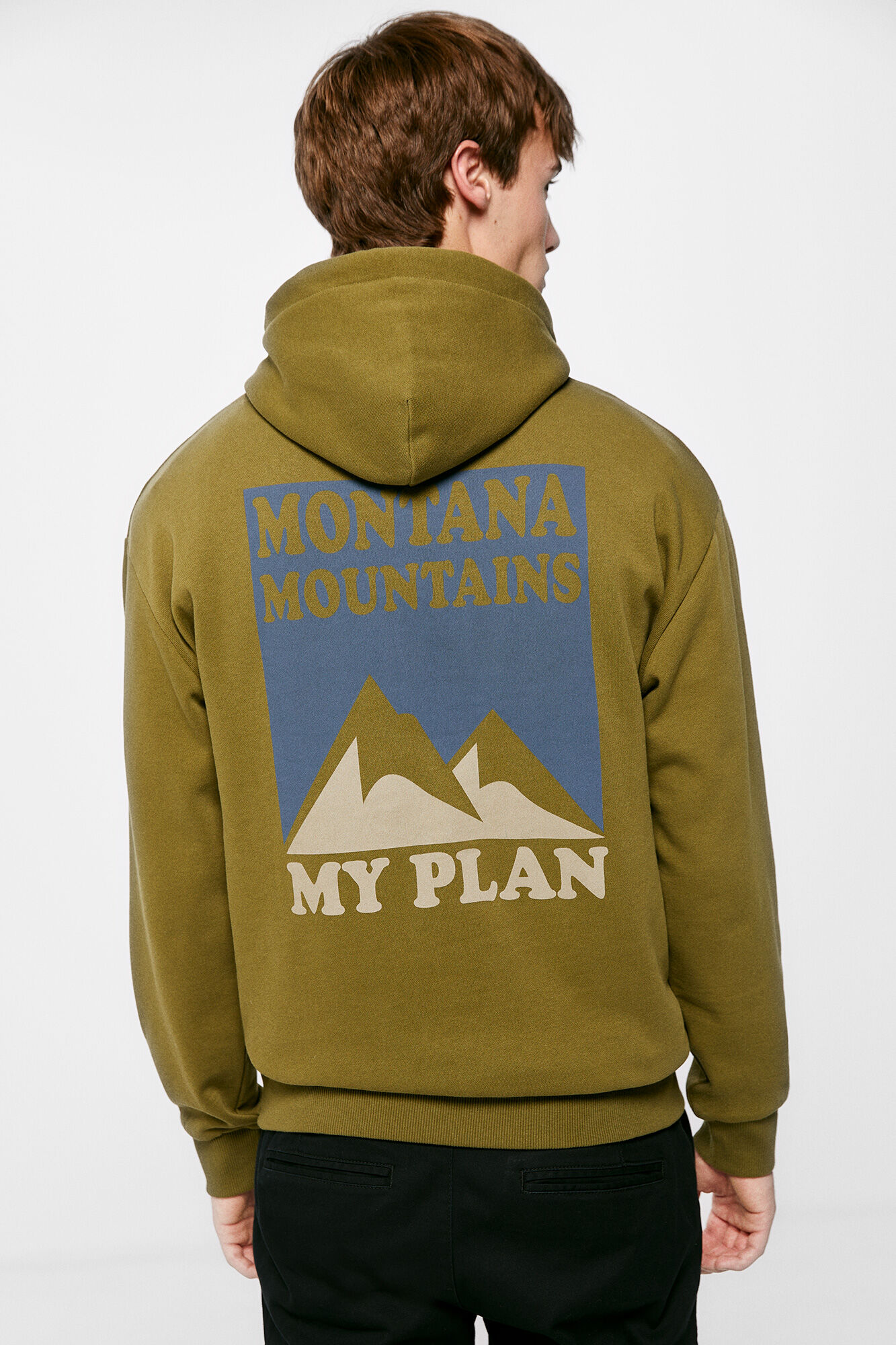 Springfield Sudadera capucha my plan kaki