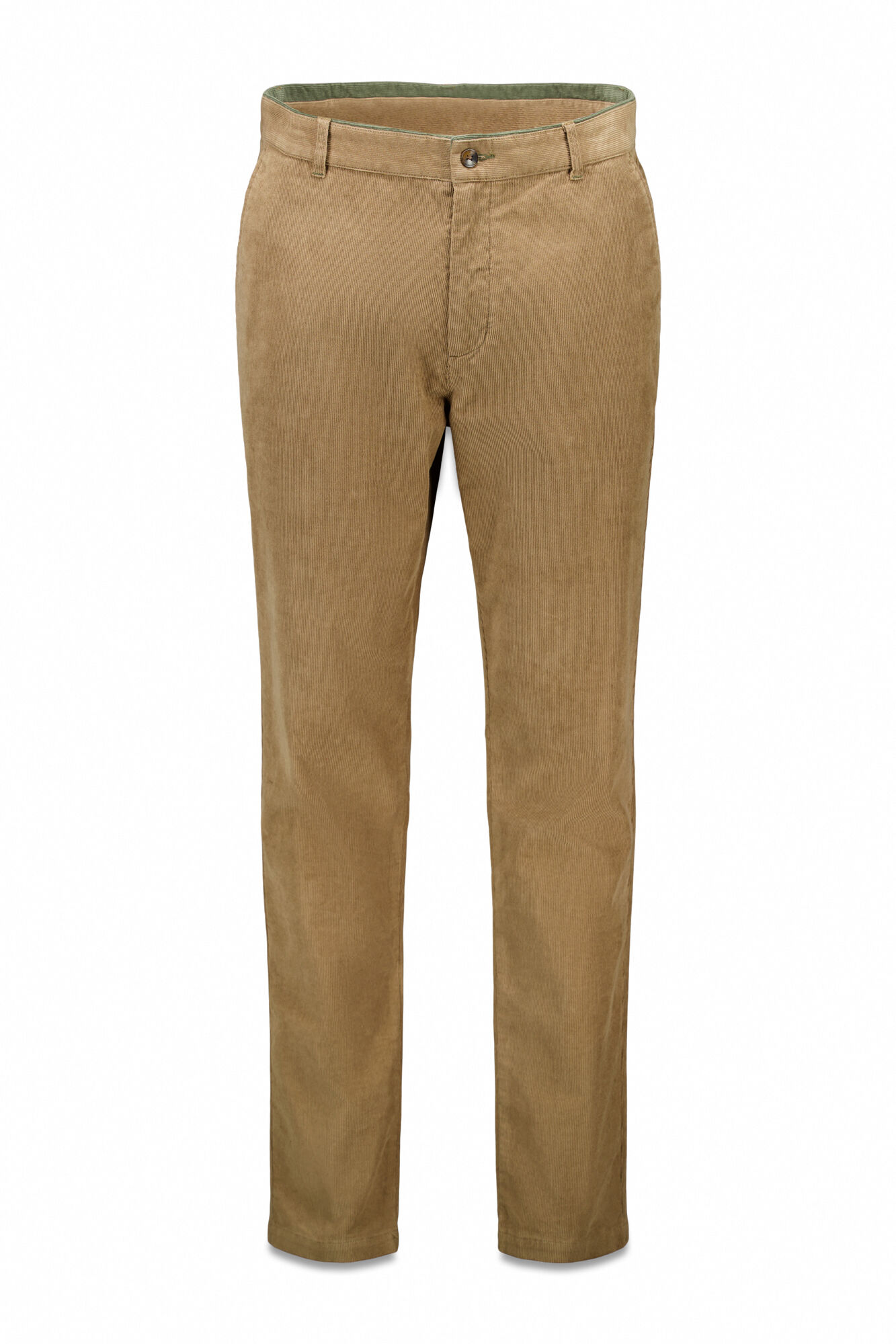 Springfield Pantalones chinos de pana micro de pana entallado beige