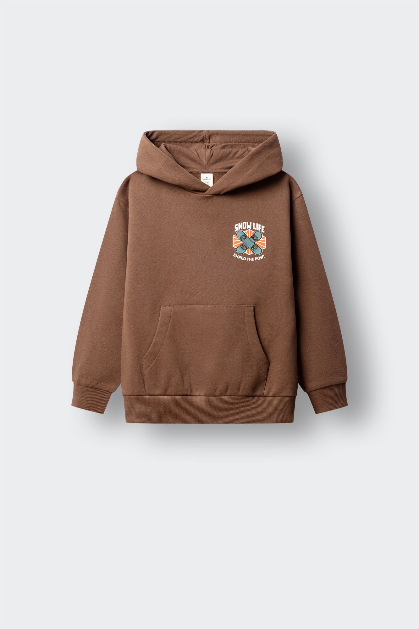 Springfield Kids Sudadera skate para ni&ntilde;o caf&eacute;