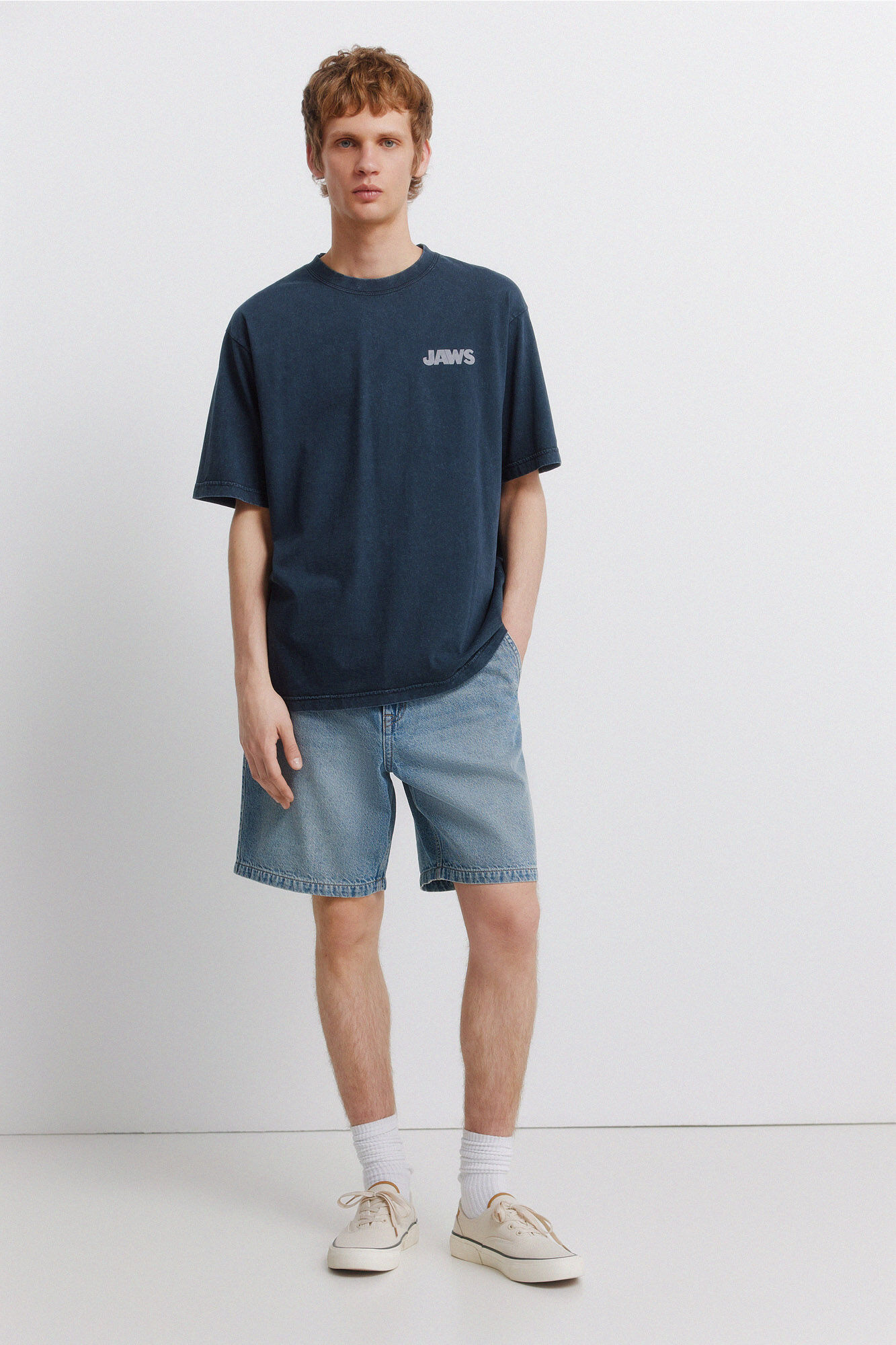 Springfield Playera Jaw Aniversary azulado