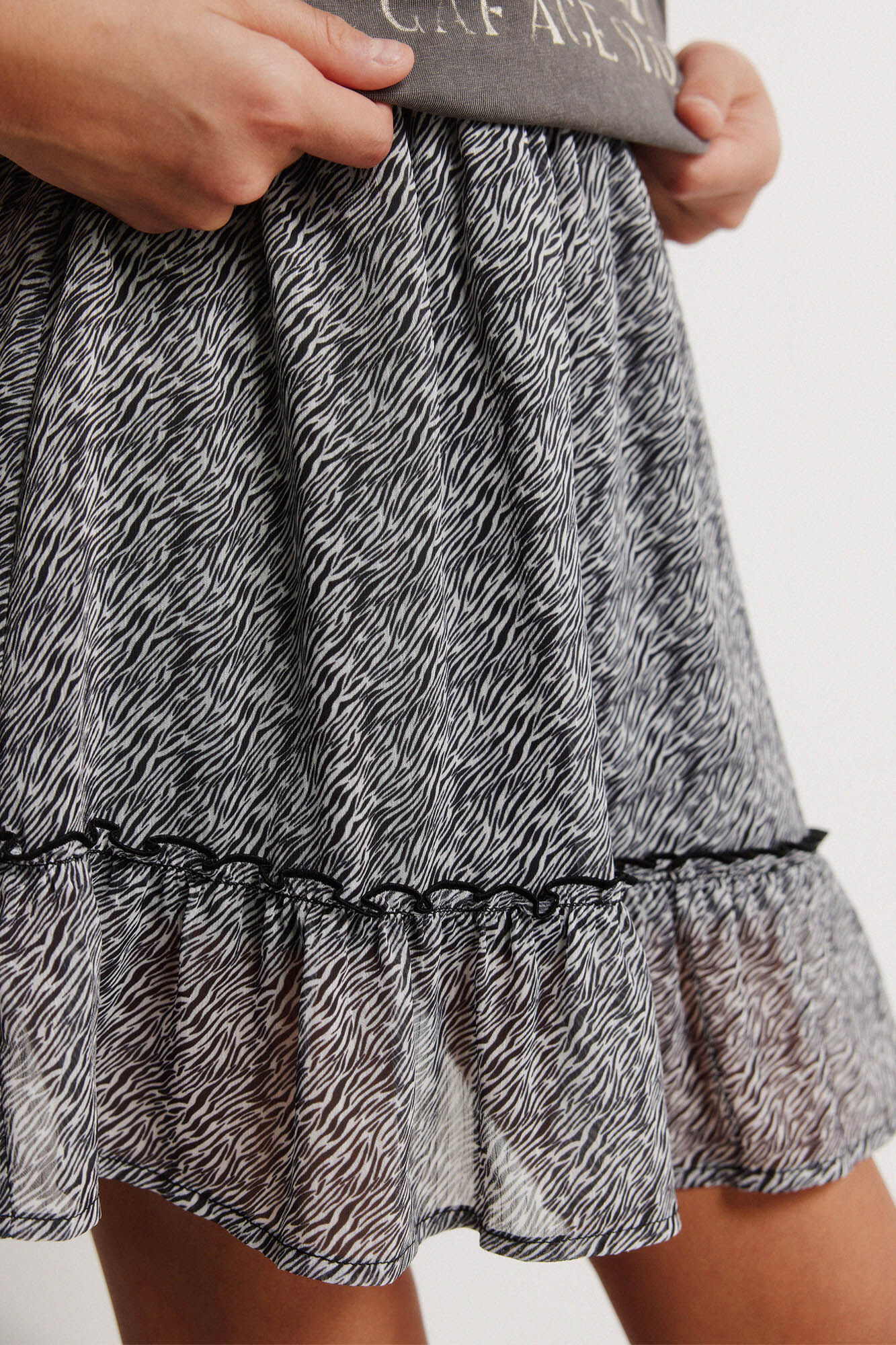 Springfield Kids Falda de cebra para ni&ntilde;a