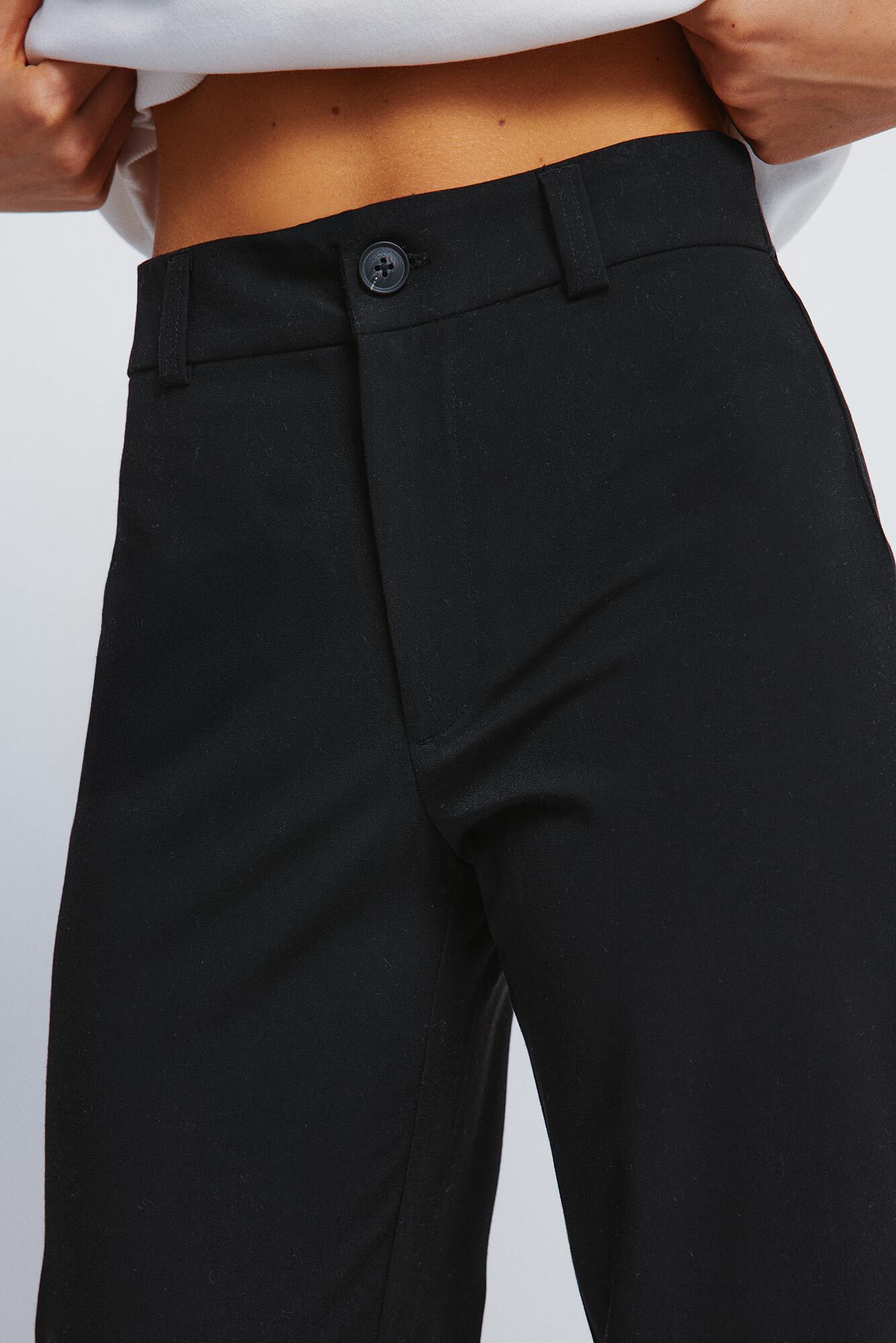 Springfield Pantalones de sastre negro