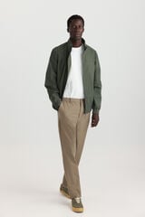 Springfield Pantal&oacute;n chino jogger khaki