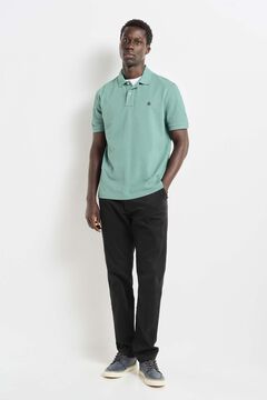 Springfield Polo piqué basico regular fit verde