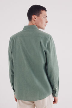 Springfield Camisa lino verde