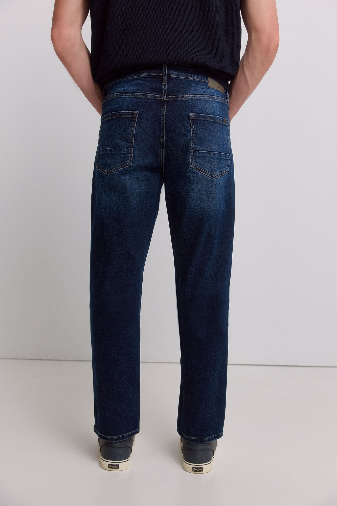 Springfield Jeans slim fit azul muy oscuro turquesa