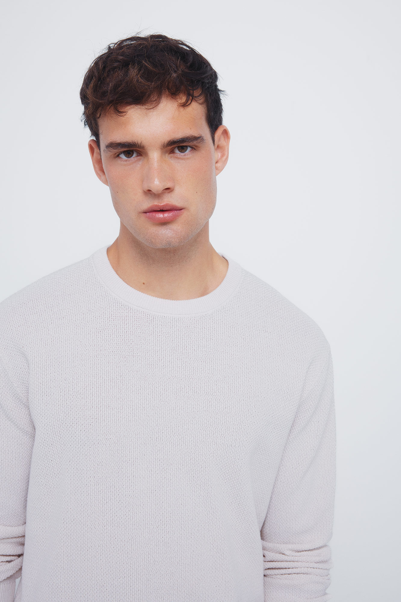 Springfield Jersey estructurado caf&eacute;