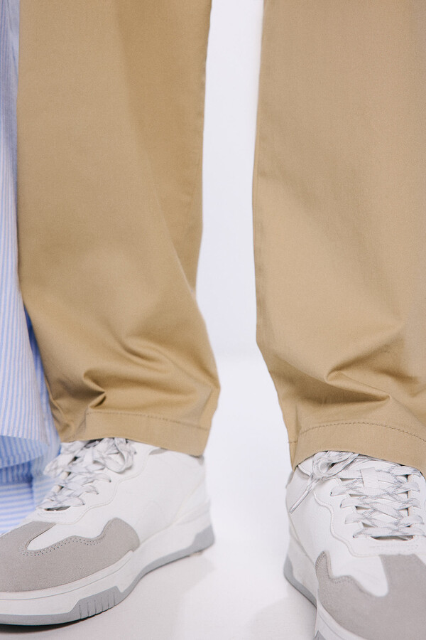 Springfield Pantalón comfort  beige