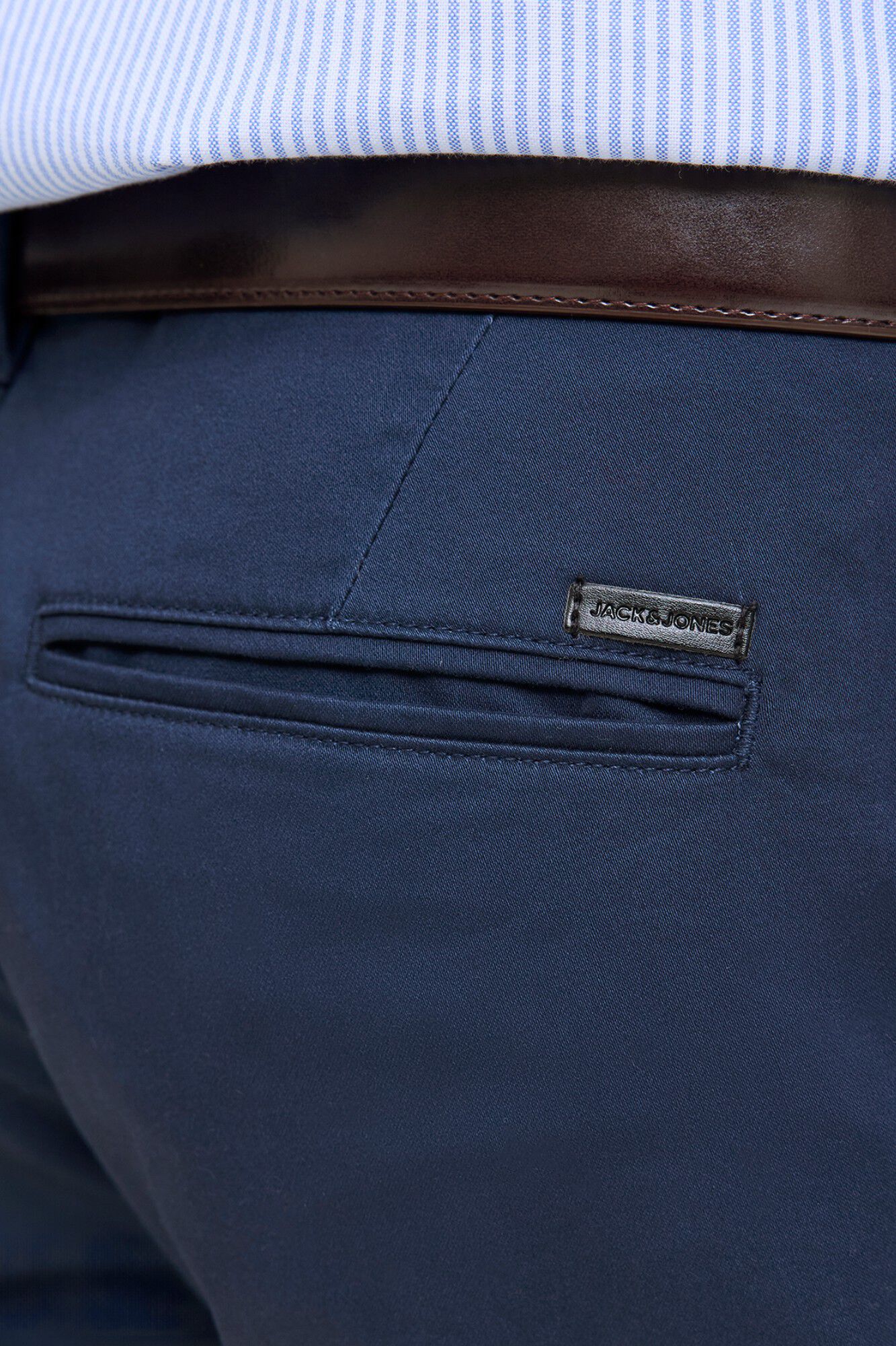 Jack & Jones Bermuda estilo chino regular fit marino