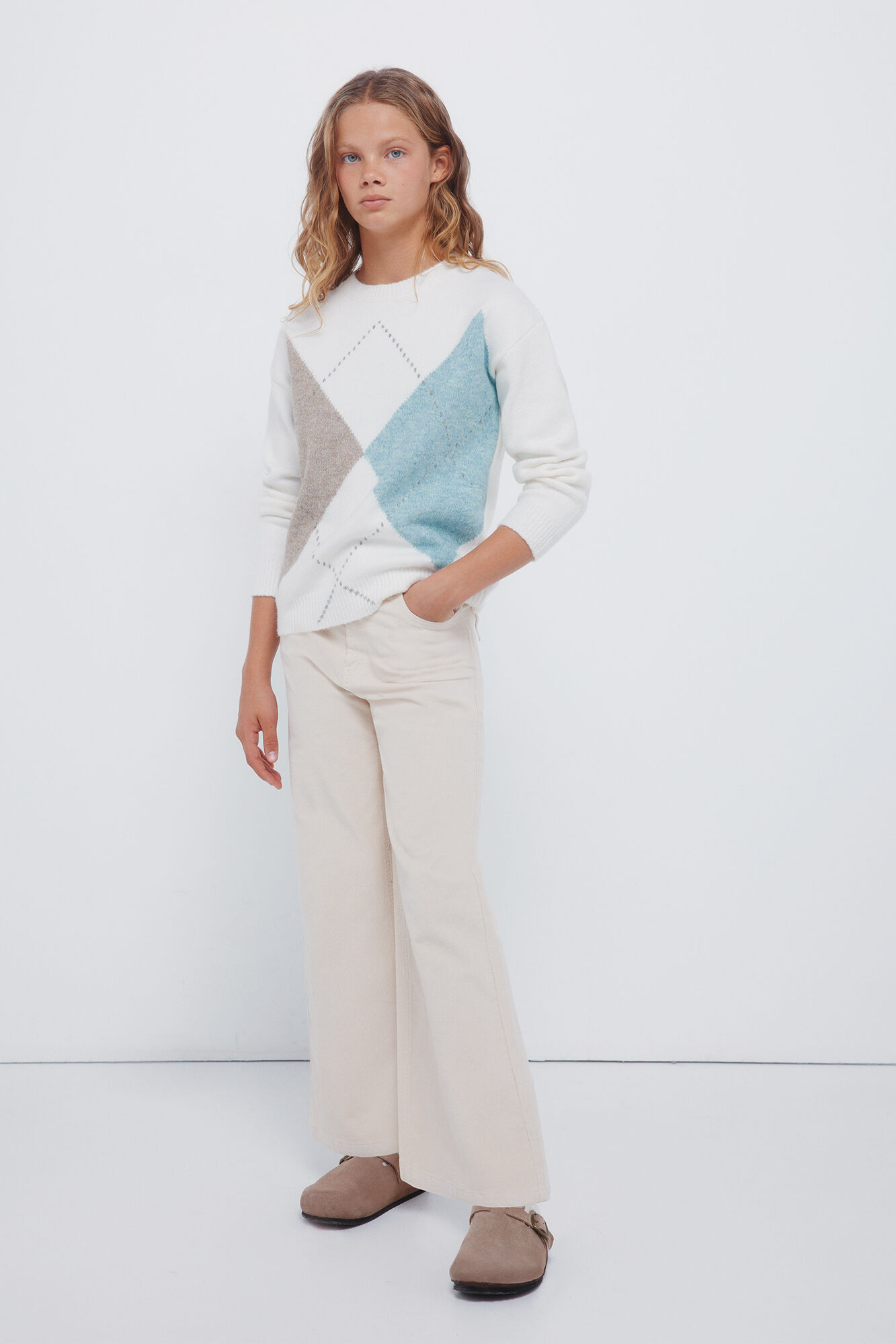 Springfield Kids Pantal&oacute;n culotte de micropana para ni&ntilde;a