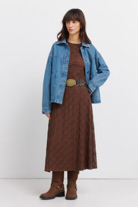 Springfield Vestido estructurado de manga larga