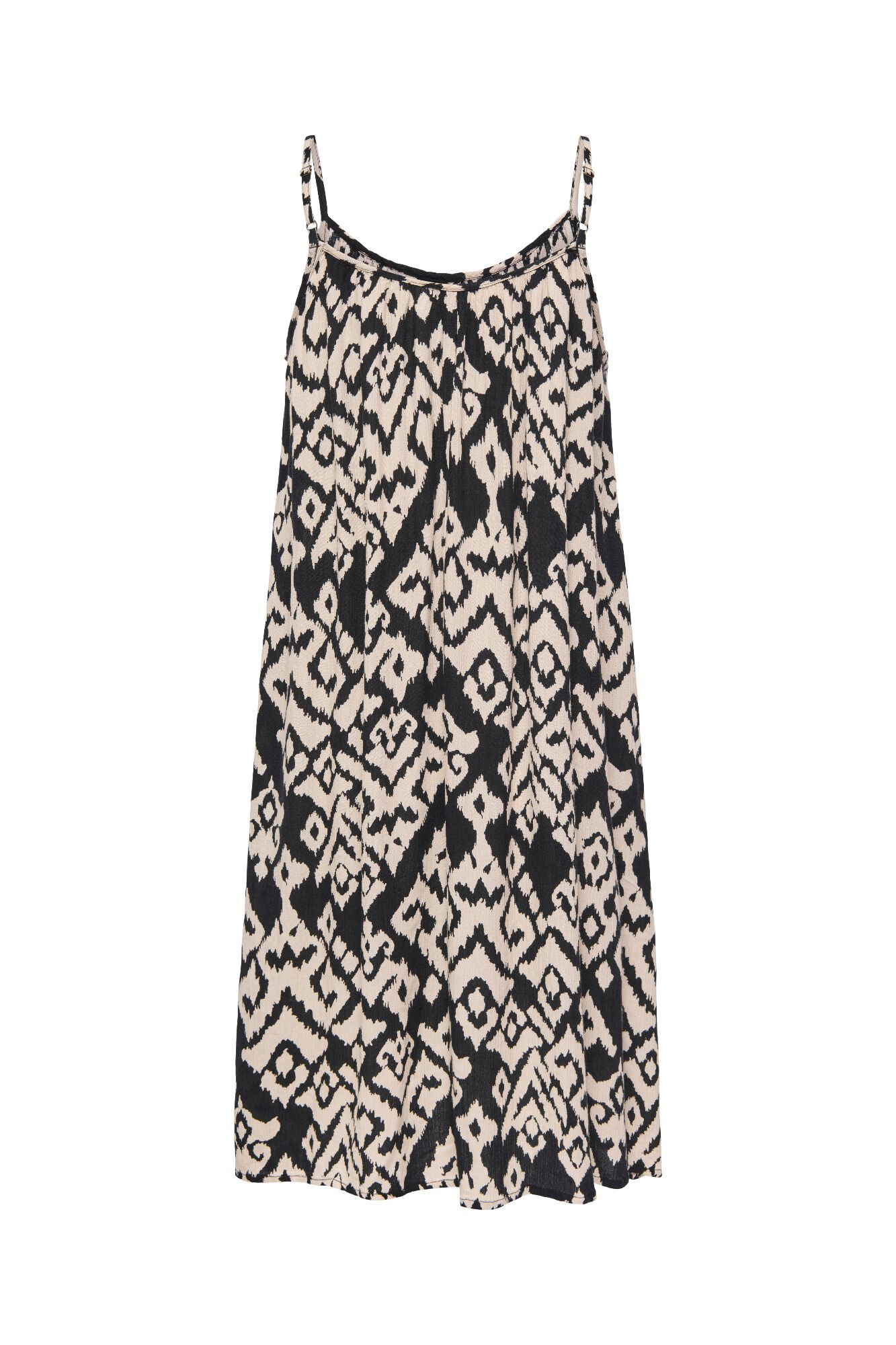 Only Vestido corto estampado negro