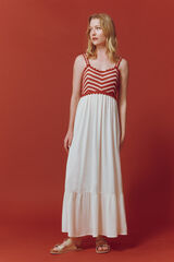 Springfield Vestido Mallorca caf&eacute;