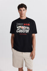 Springfield Playera Castrol negro