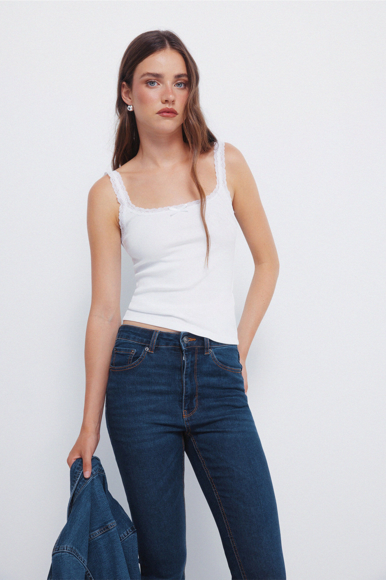 Springfield Jeans skinny  azul