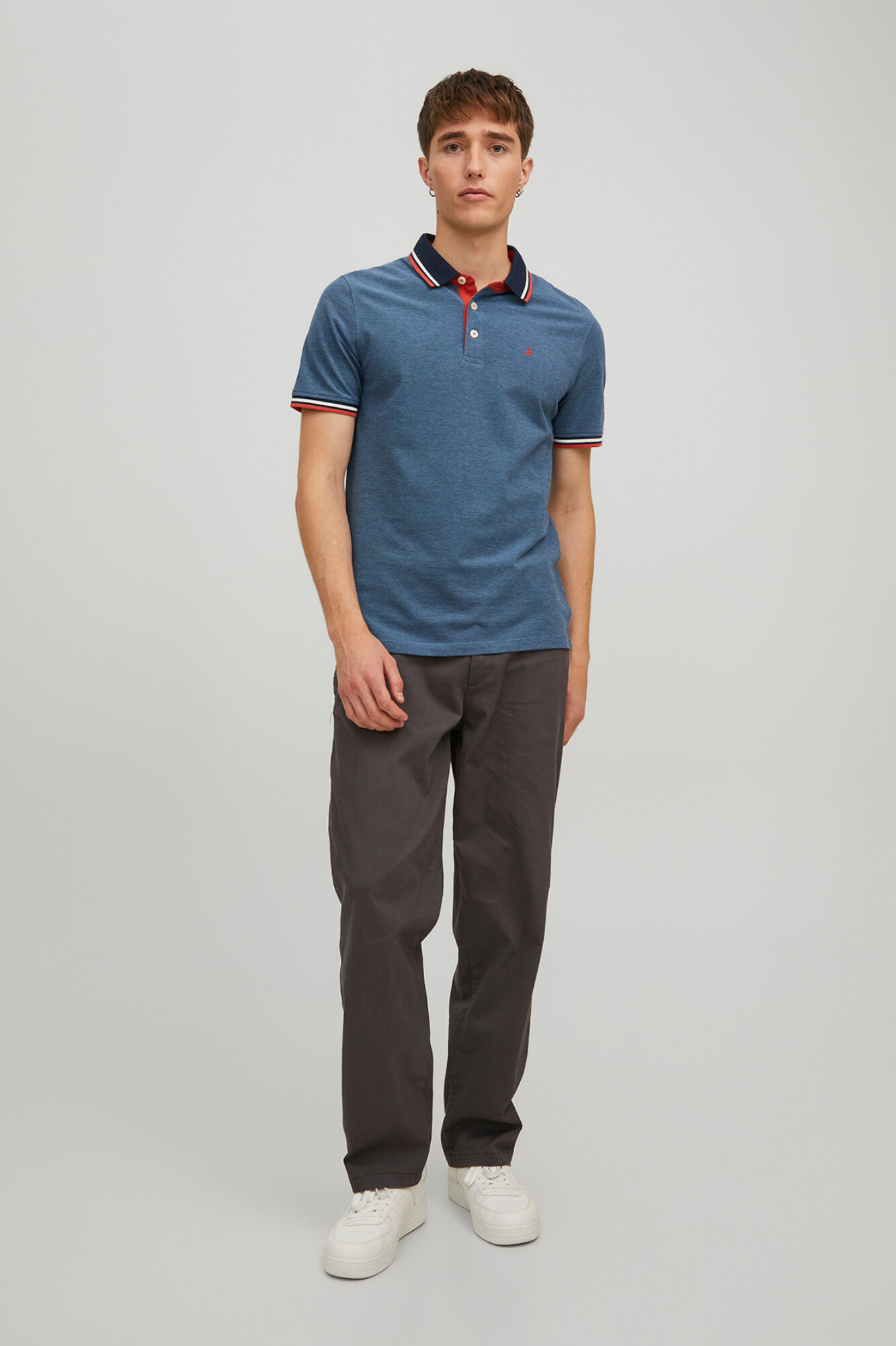 Jack & Jones Polo slim fit azul