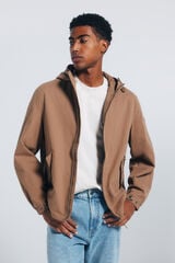 Springfield Parka algodón beige