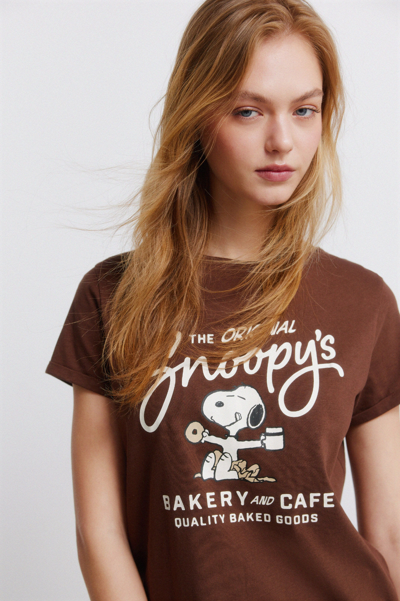 Springfield Playera de manga corta Snoopy