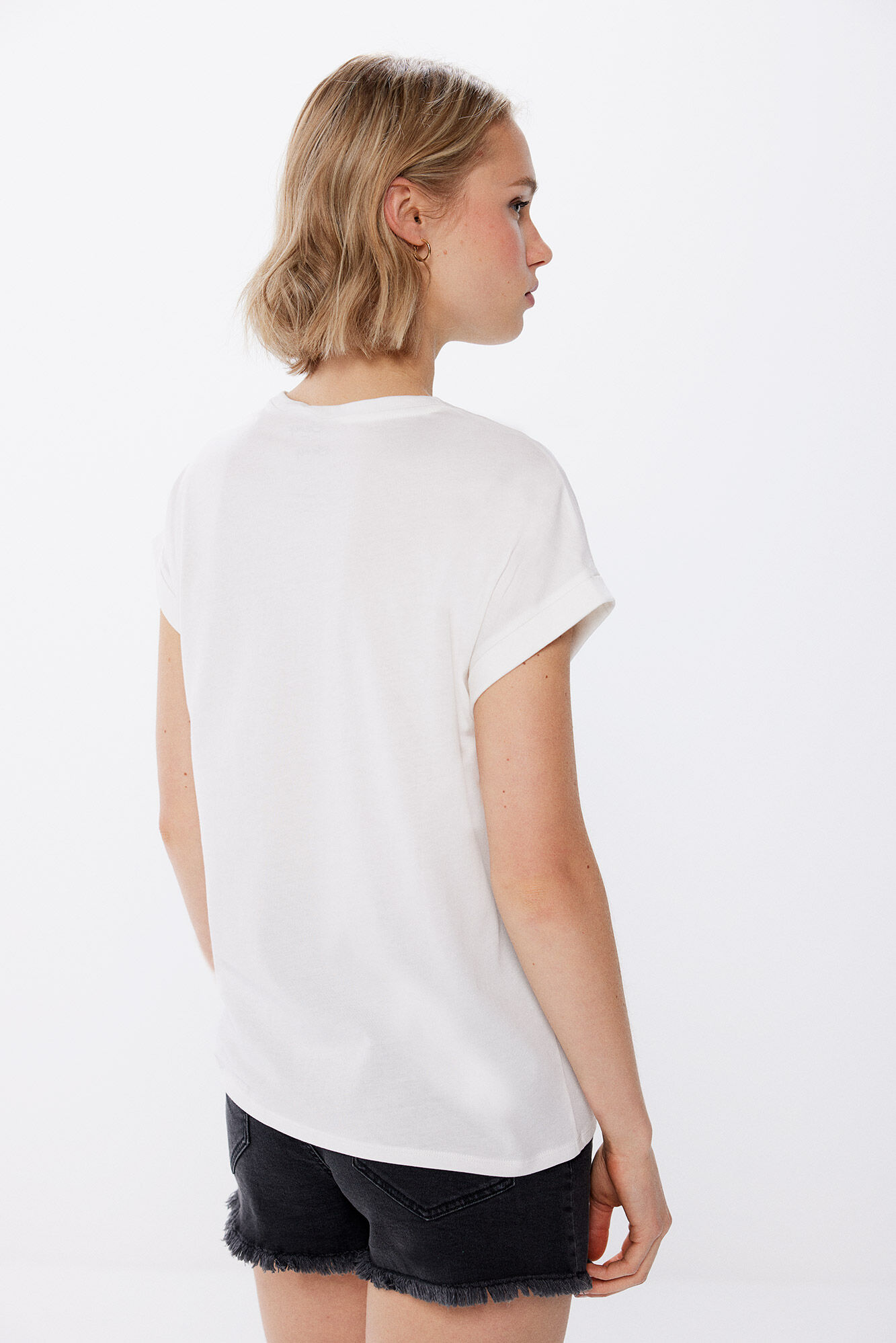 Springfield Playera "Minnie" lazo leopardo natural