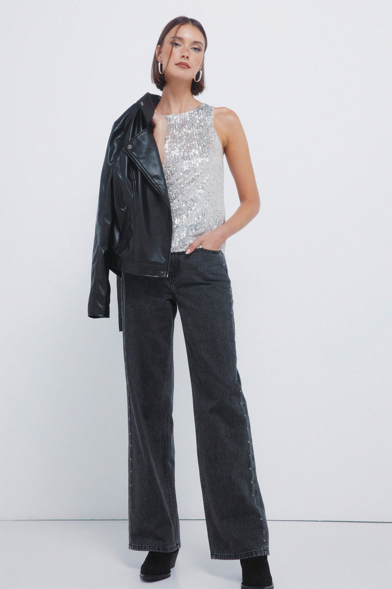 Springfield Playera con lentejuelas