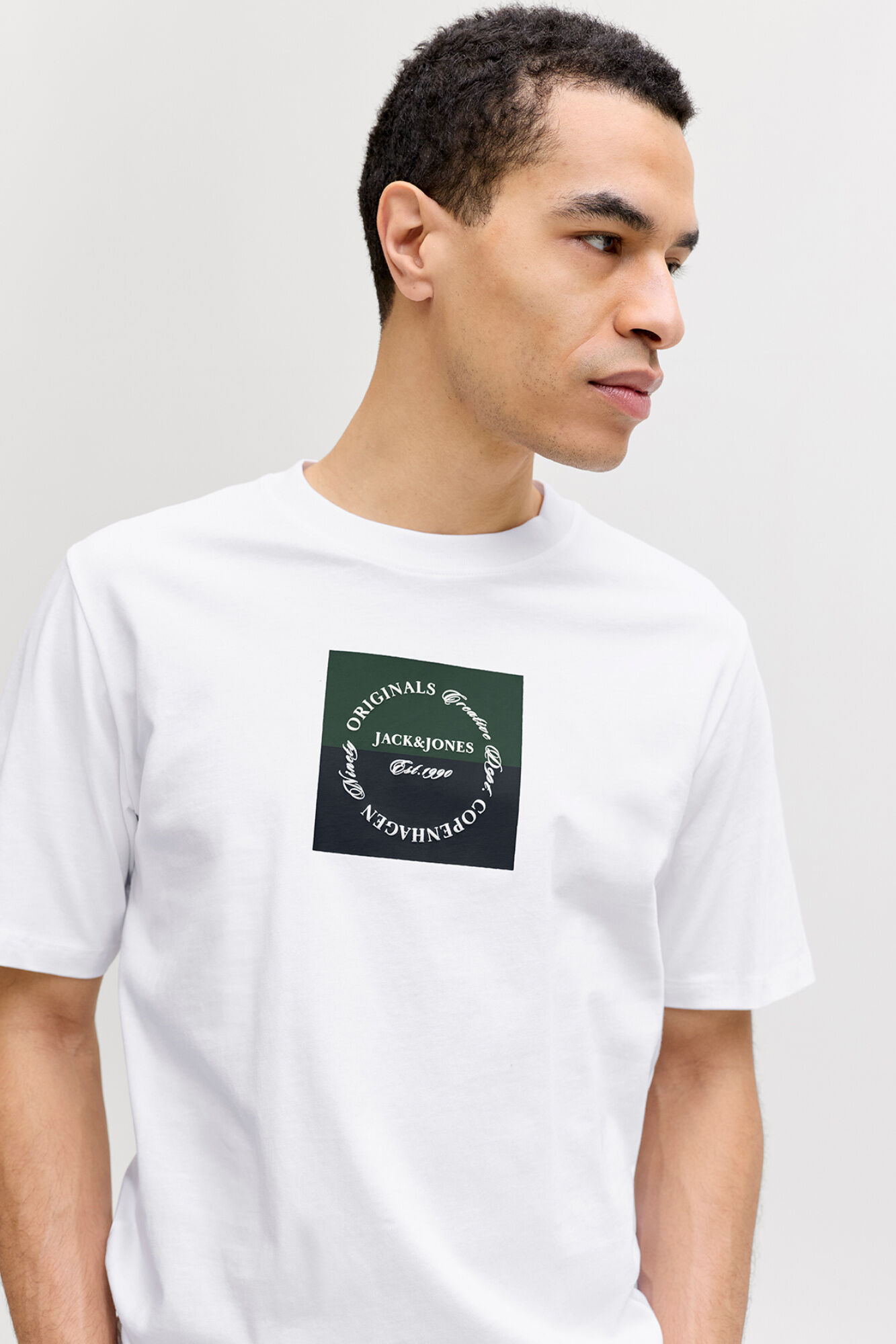 Jack & Jones Playera de manga corta estampada