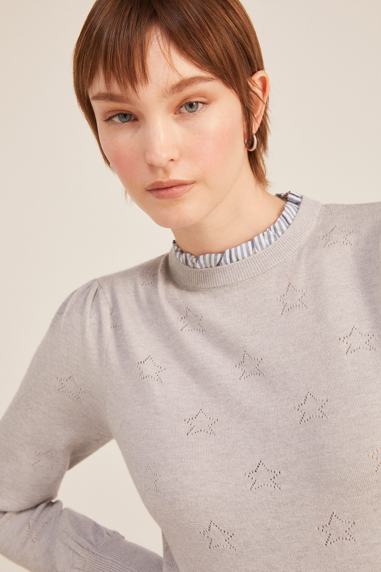 Springfield Su&eacute;ter Estrellas gris