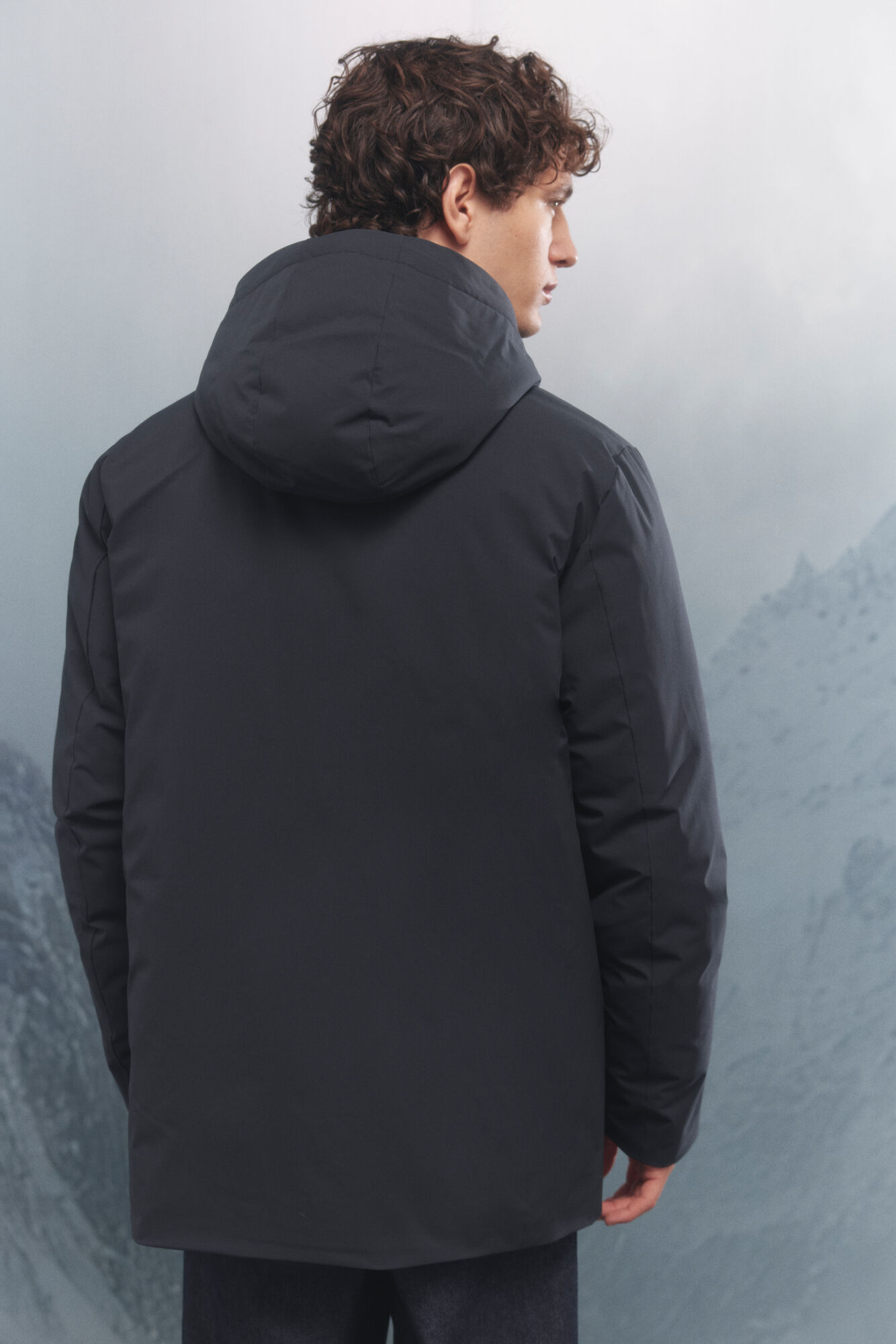 Springfield Parka t&eacute;rmica acolchado azul