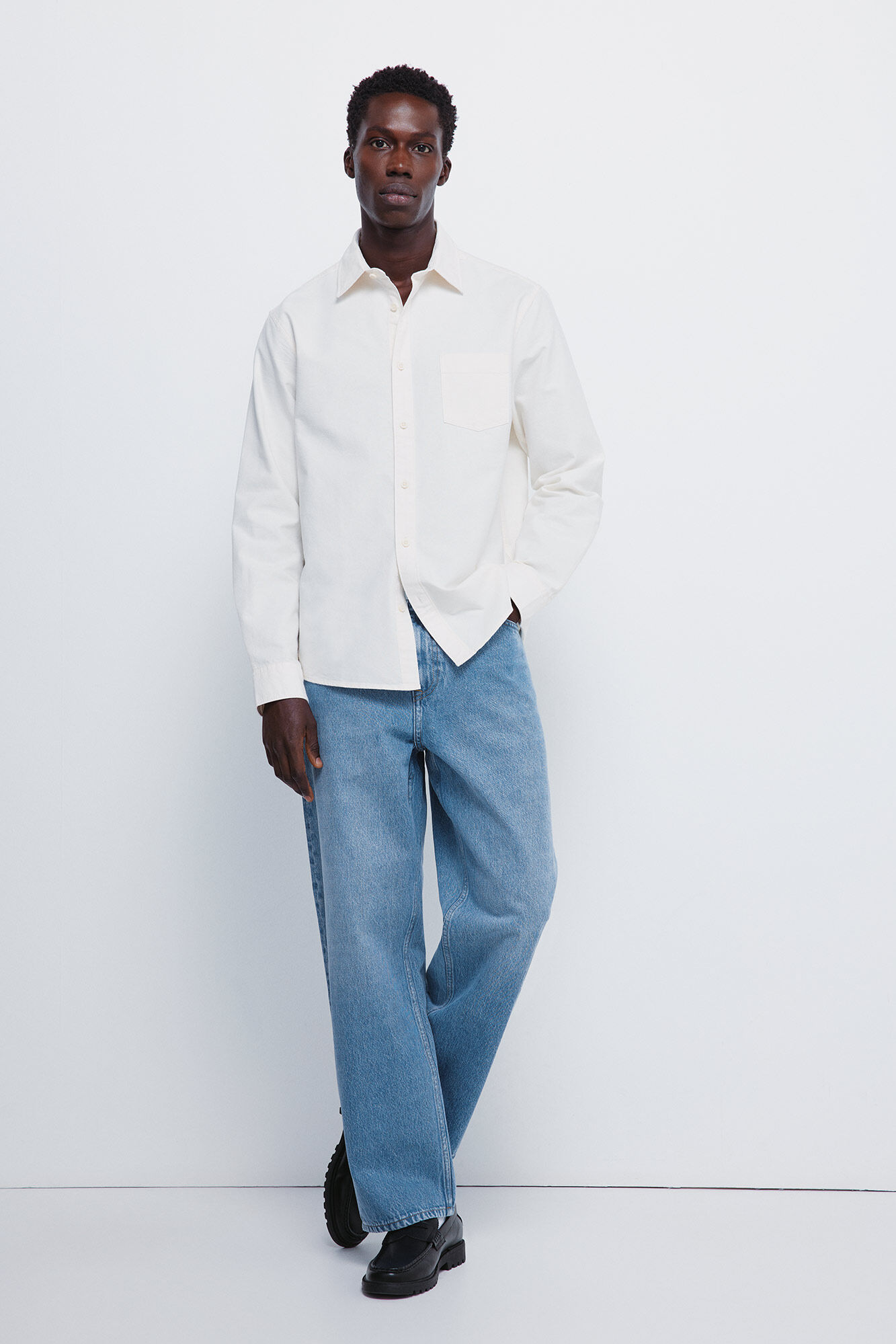 Springfield Camisa Oxford de color