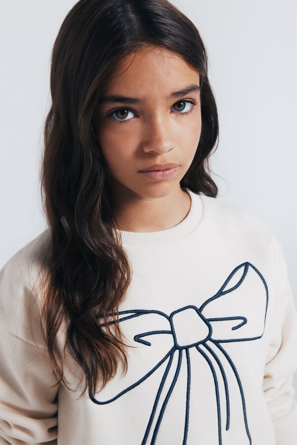 Springfield Kids Sudadera lazo niña estampado