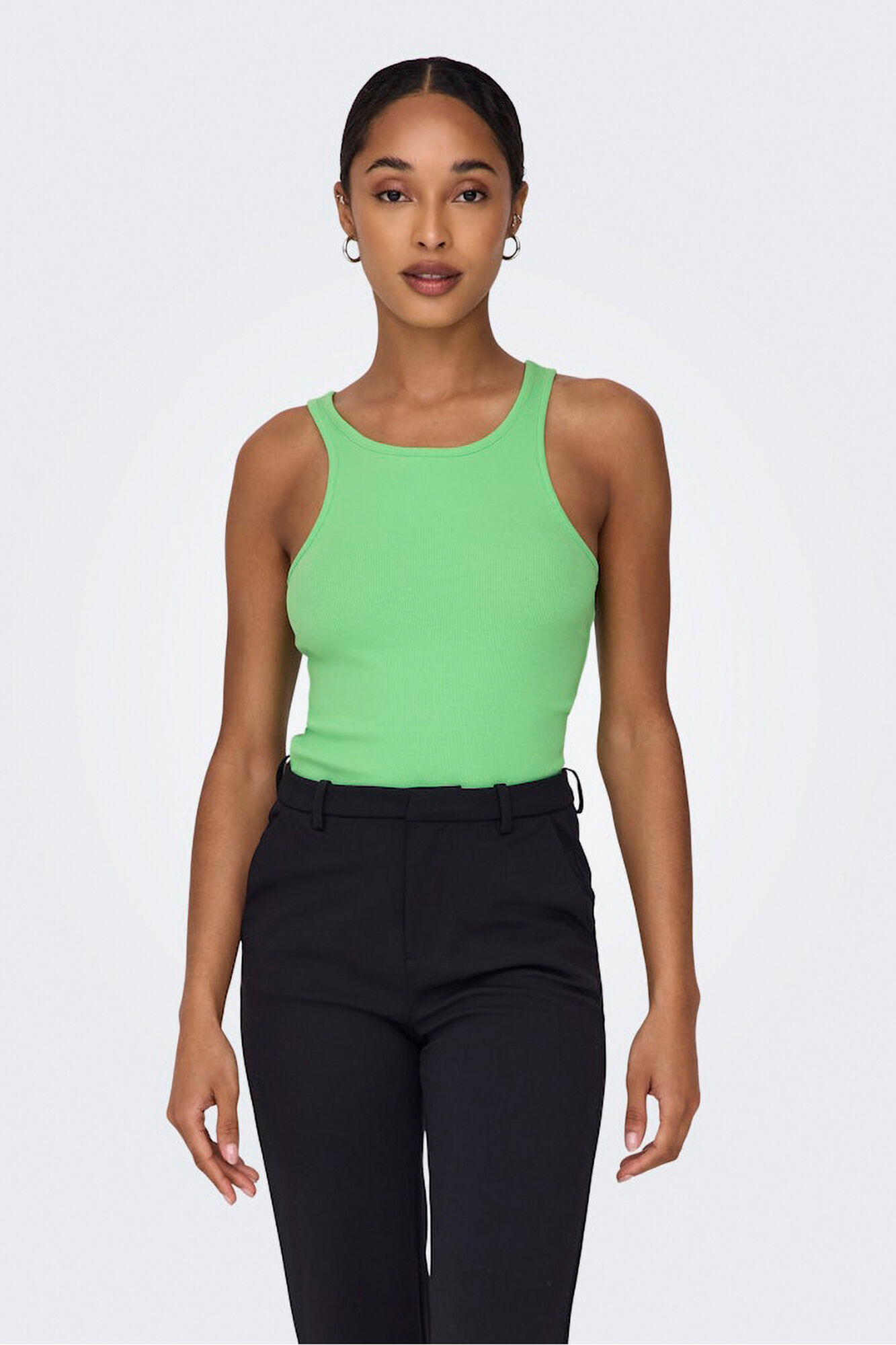 Only Playera sin mangas  verde