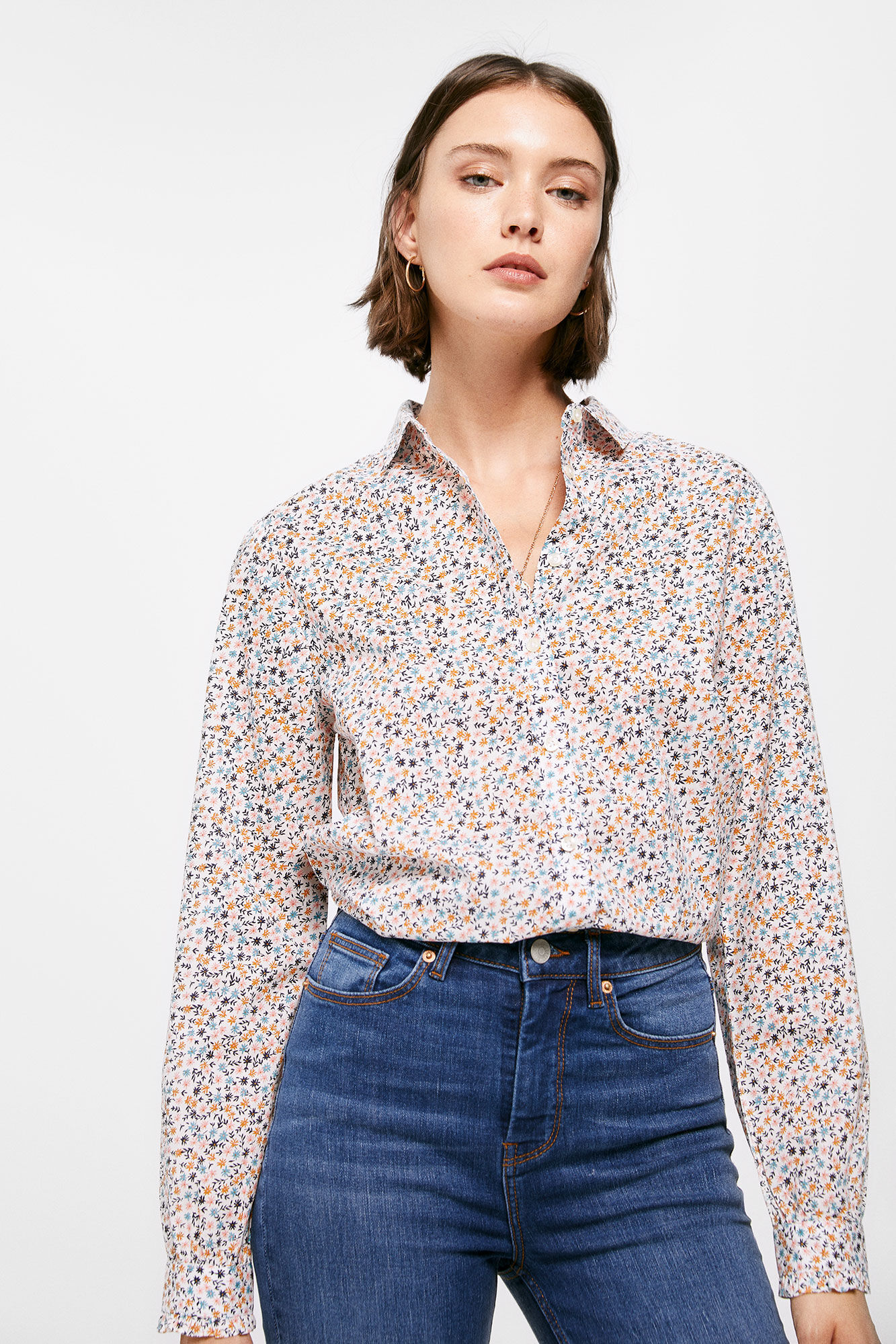 Blusa Estampada Flor Liberty Camisas y blusas de mujer