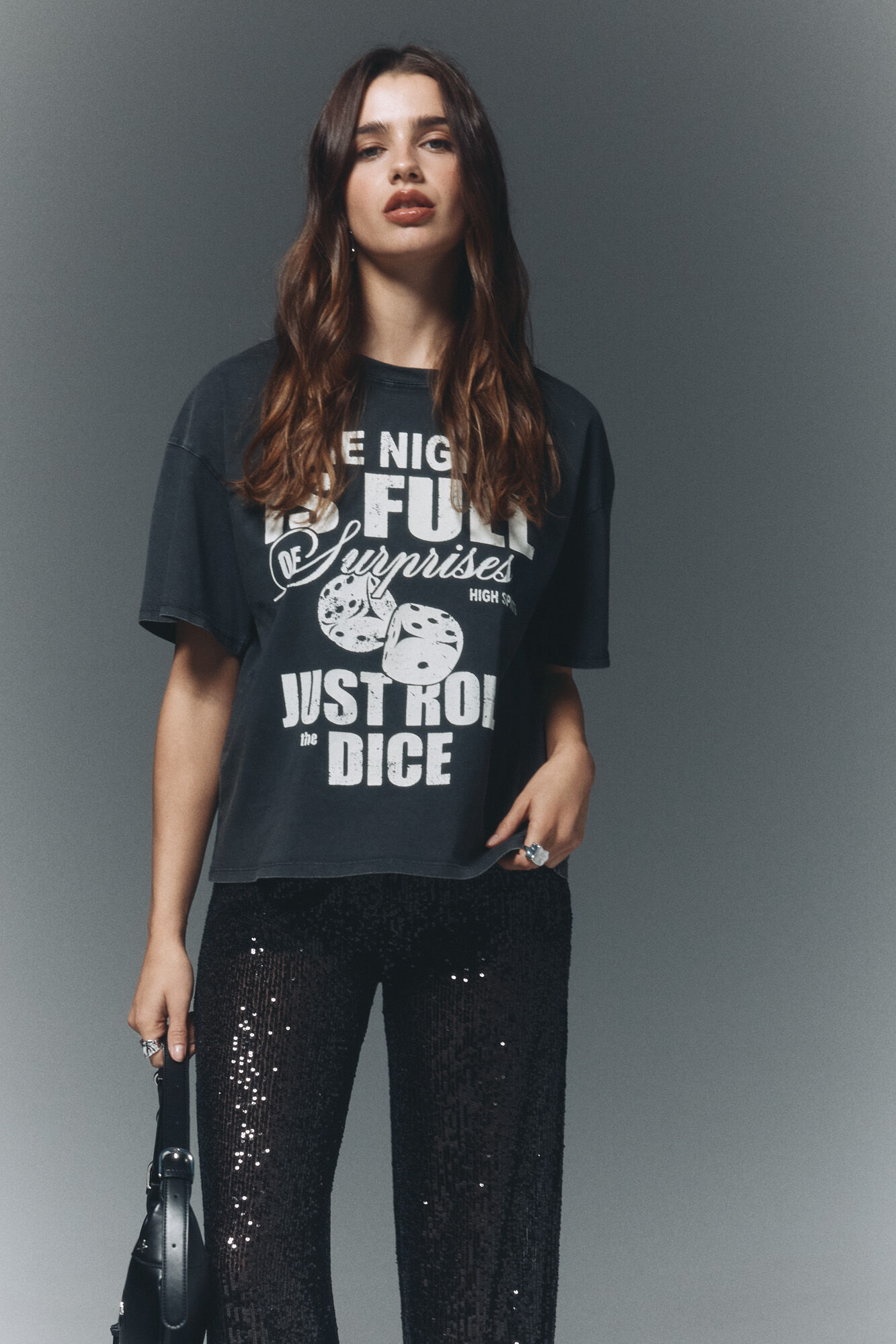 High Spirits Pantal&oacute;n Zenda negro