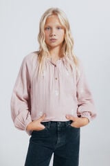 Springfield Kids Blusa manga larga niña rosa