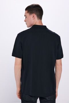 Springfield Polo piqué basico regular fit negro