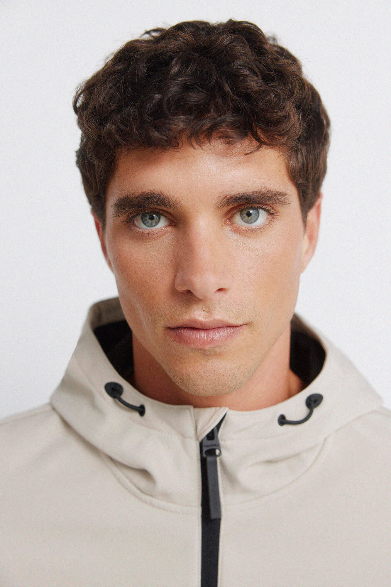 Springfield Chaqueta softshell capucha caf&eacute;