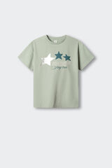Springfield Kids Playera manga corta "Stay True" ni&ntilde;a verde