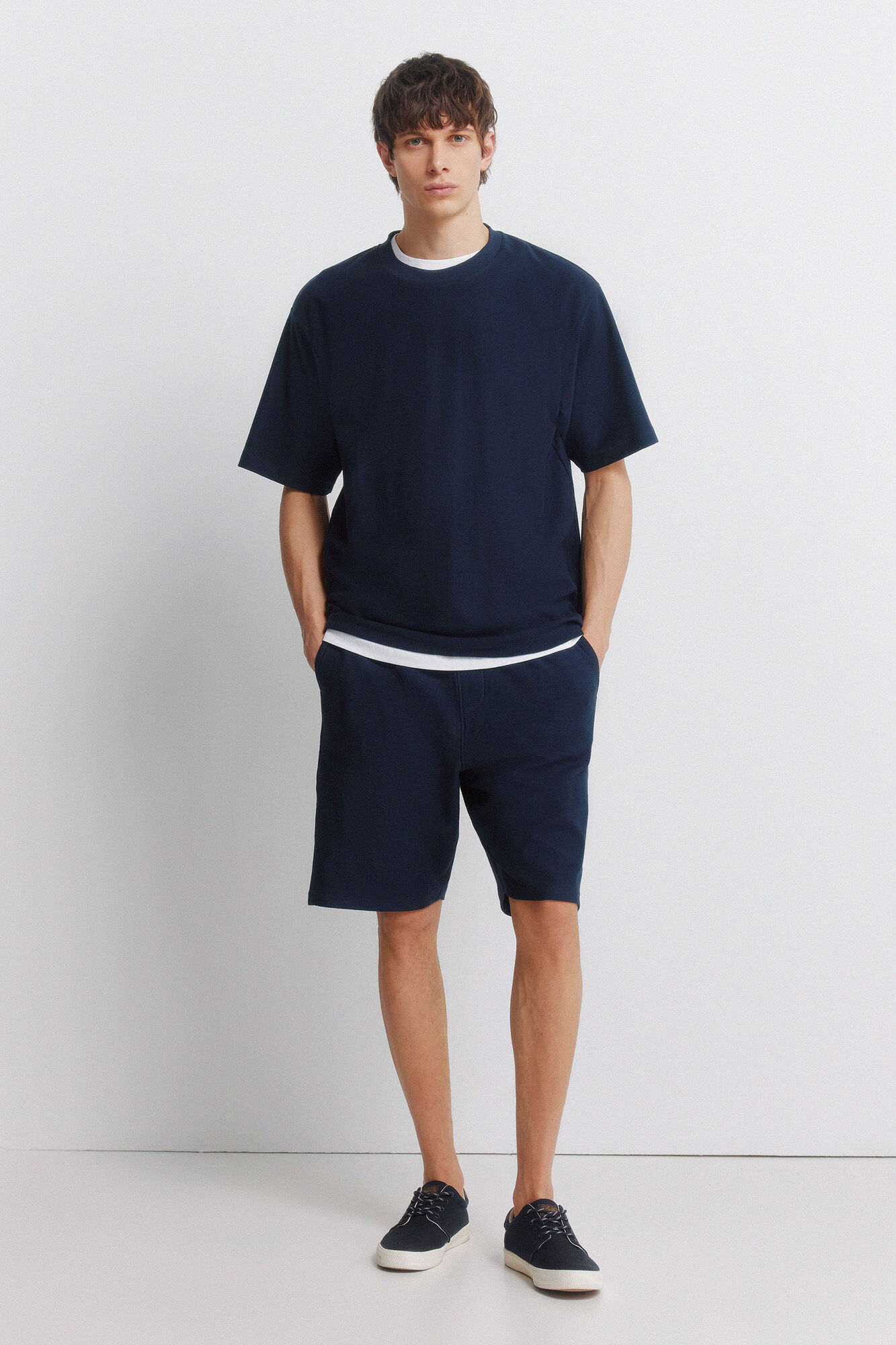 Springfield Playera textura azulado