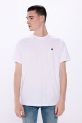 Springfield Playera básica cuello redondo natural