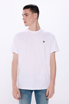 Springfield Playera básica cuello redondo natural