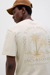 Springfield Playera back print gris