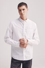 Springfield Camisa seersucker natural