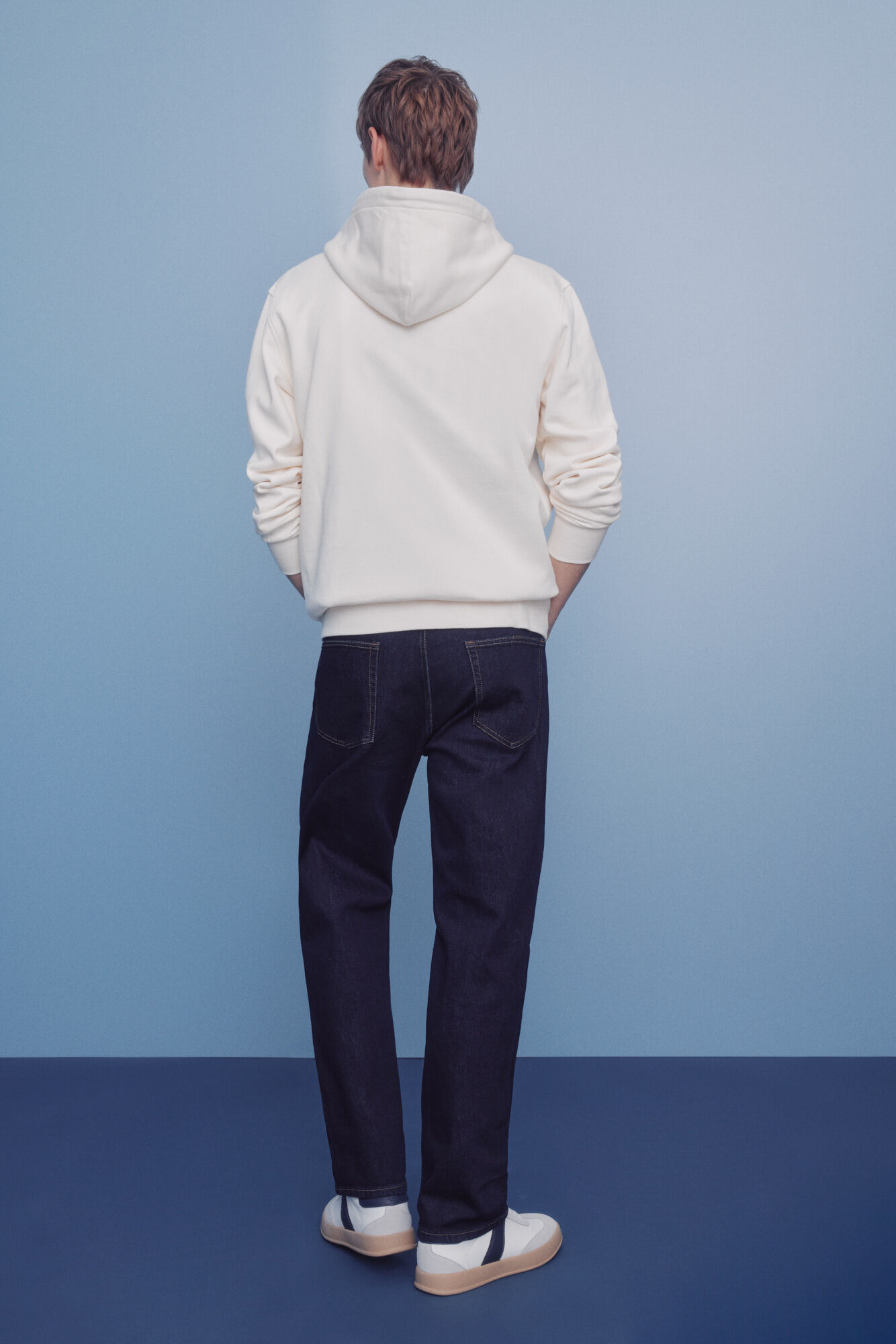 Springfield Jeans rectos lavado desencolado marino