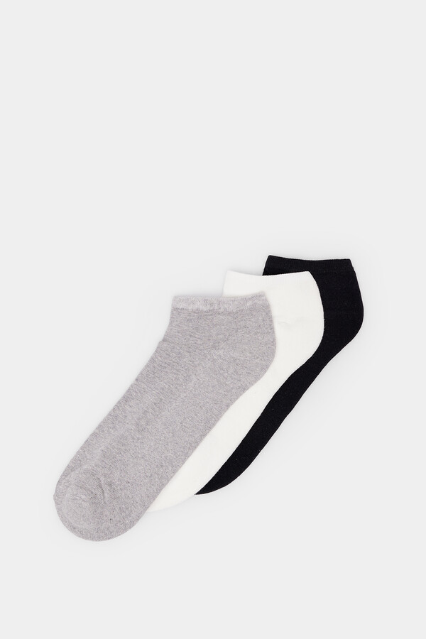 Springfield Pack 3 calcetines tobilleros  gris