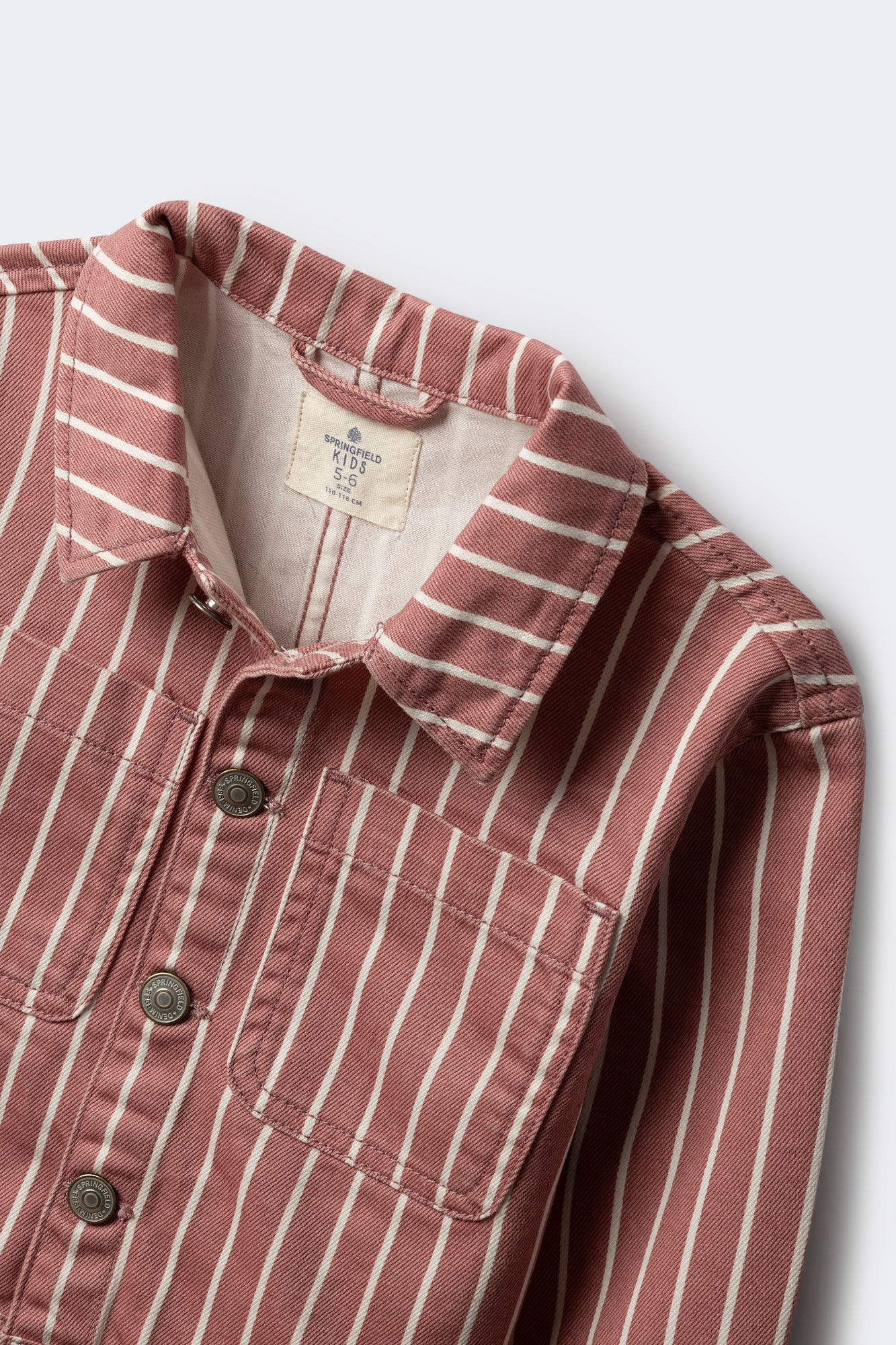 Springfield Kids Chaqueta rayas ni&ntilde;a fucsia