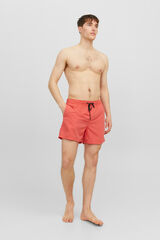 Jack & Jones Short de ba&ntilde;o corto rosa