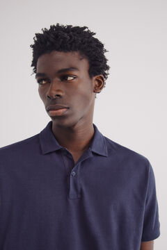 Springfield Polo estructura regular fit azul