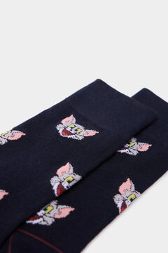 Springfield Calcetín jacquard Tom azul