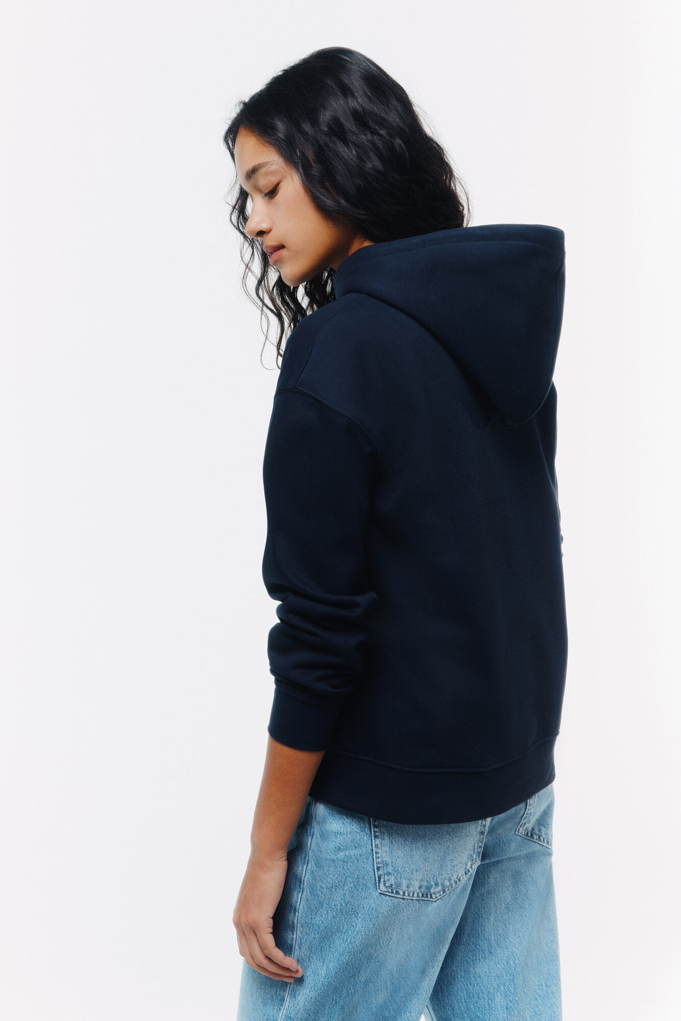 Springfield Sudadera dos flores negro