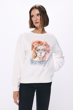 Springfield Sudadera "Día de muertos" estampado